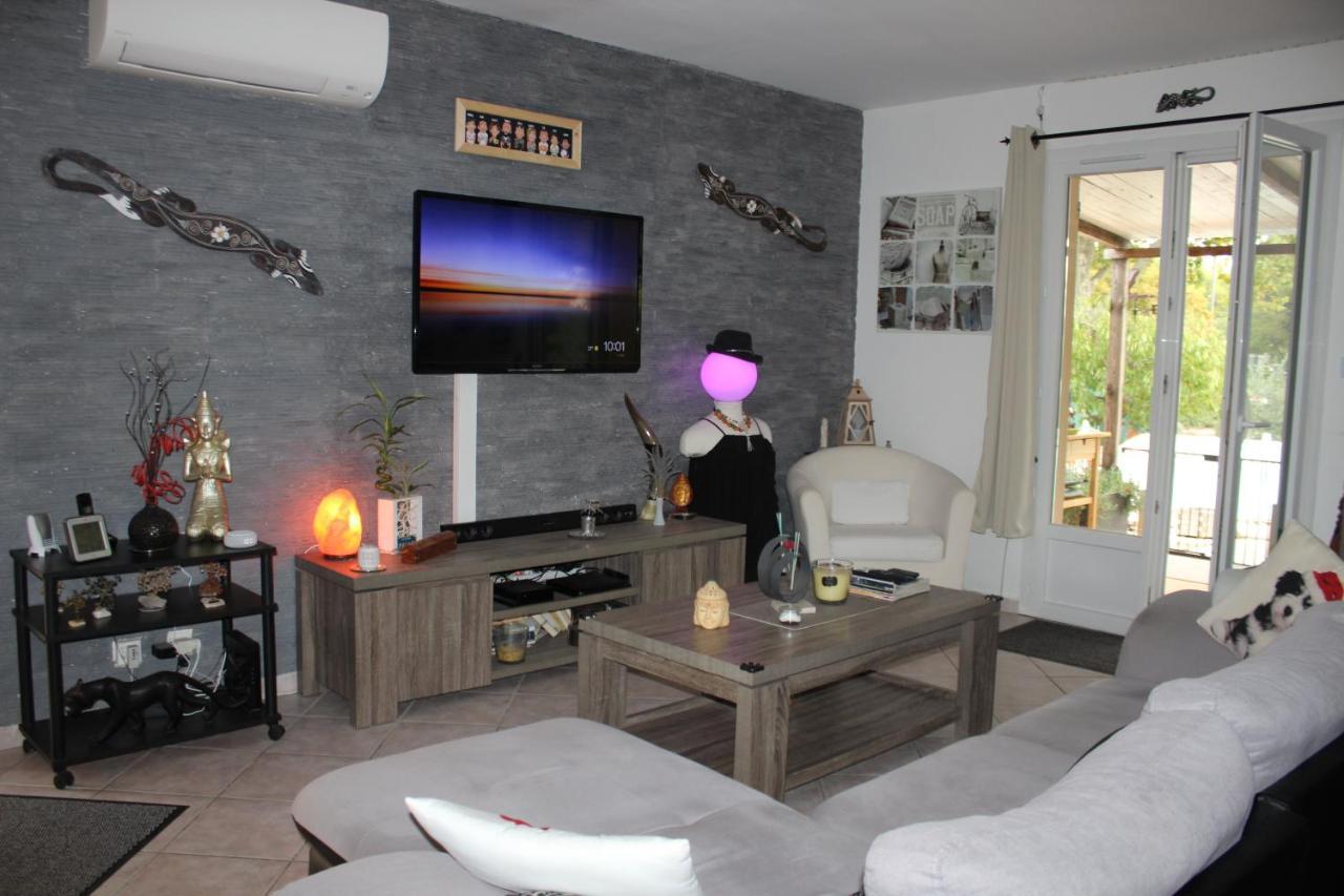 Philippe & Marie, A Louer Petite Chambre Chez L'Habitant Avec Terrasse Dans Villa, Au Pied Du Luberon คุคุรง ภายนอก รูปภาพ